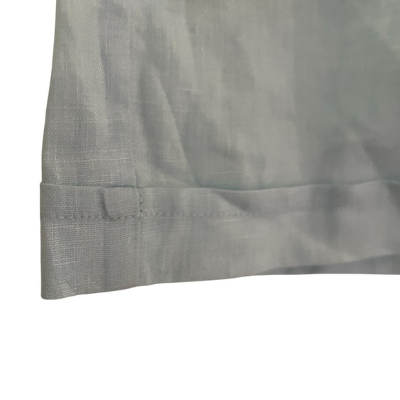 Fanm Mon Demir Drawstring Linen Shorts in Light Lagoon or Light Blue NWOT - Picture 7 of 11